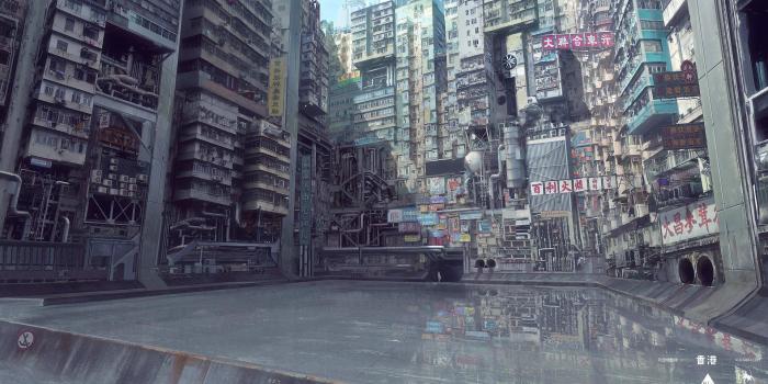 1920x1046 Ghost in the shell art wallpaper : r/Cyberpunk