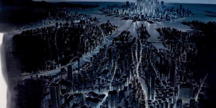 1920x1080 GHOST IN THE SHELL CITYSCAPES FUTURISTIC CITYS SPACE SHIPS wallpaper |  1920x1080 | 123027 | WallpaperUP