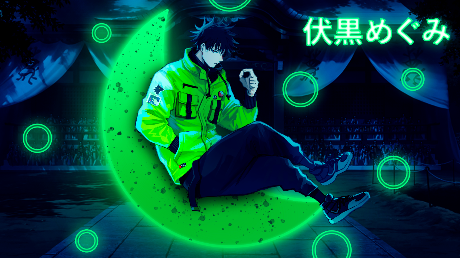 1920x1080 Cool Green Anime Wallpapers