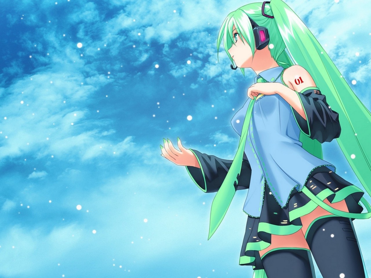 1280x960 Green Haired HD Anime Girl Wallpaper - High Definition, High Resolution HD  Wallpapers : High Definition, High Resolution HD Wallpapers