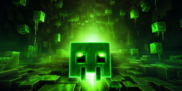 2184x1224 Creeper Render Acid Green Minecraft Wallpaper by patrika
