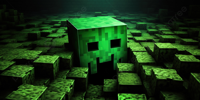 1200x673 Minecraft Creeper In The Dark Background, Creeper Picture Minecraft, Creeper,  Plant Background Image And Wallpaper for Free Download