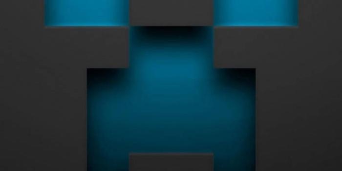 703x1250 Download Blue Creeper Minecraft iPhone Wallpaper | Wallpapers.com