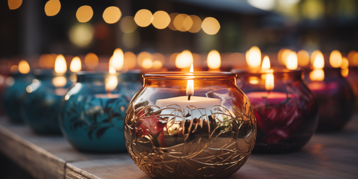 2912x1632 Candle Glow HD Desktop Wallpaper by Laxmonaut