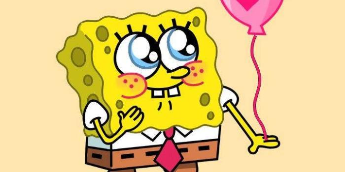 720x1280 Download Cute Spongebob Squarepants Holding A Pink Balloon Wallpaper |  Wallpapers.com