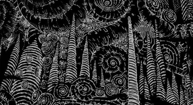 640x1386 Download Junji Ito Cityscape Wallpaper | Wallpapers.com