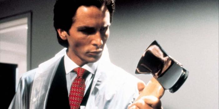 1200x795 Download American Psycho With Ax HD Wallpaper | Wallpapers.com