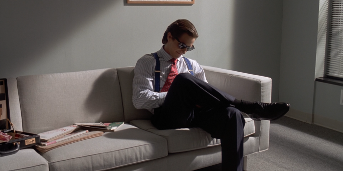 1920x1080 Christian Bale, American Psycho, couch, movies, men | 1920x1080 Wallpaper -  wallhaven.cc