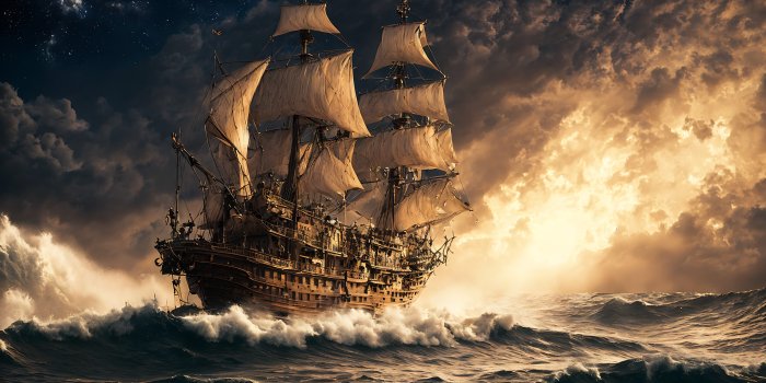 3840x2176 4K Wallpaper: Steampunk Pirate ship : r/StableDiffusion
