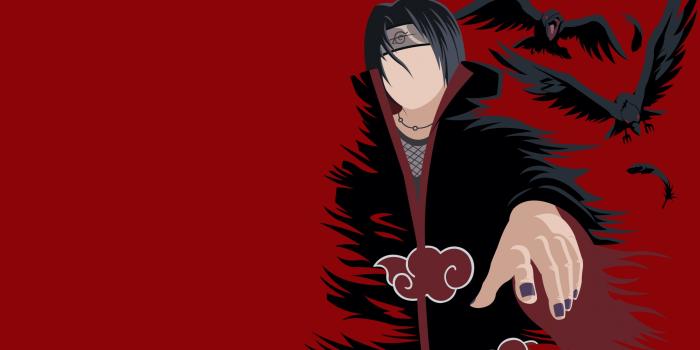 2560x1440 Itachi Uchiha Wallpaper 4K, 5K, Naruto, Minimal art