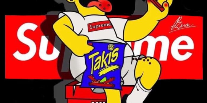 887x1920 Download Look cool and stylish with the limited edition Cool Bart Simpson  Supreme! Wallpaper | Wallpapers.com