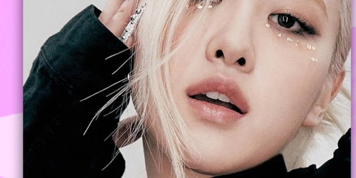 1080x1920 Download Glamorous Blonde Rose Blackpink Wallpaper | Wallpapers.com