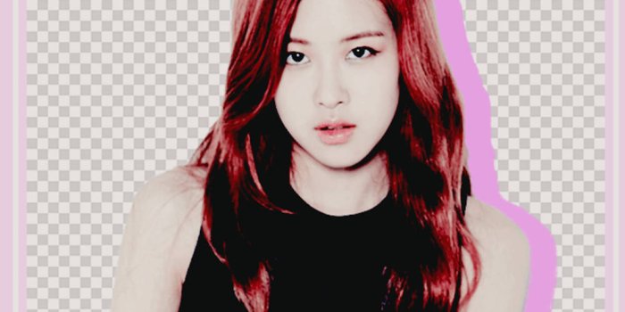 1000x1813 Download Blackpink Cute Cutout Sticker Of Rose Wallpaper | Wallpapers.com