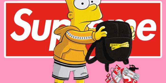 1385x2871 Bart Simpson Supreme Wallpaper - Wallpaper Sun