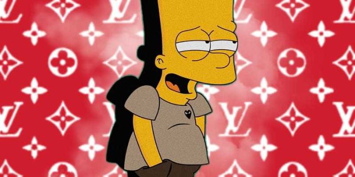 800x1422 Supreme Bart Simpson Wallpaper - Wallpaper Sun