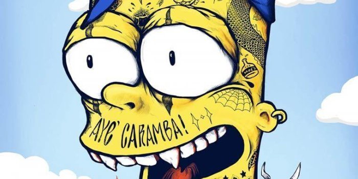 760x1075 Bart Simpson Supreme Wallpapers