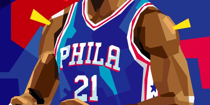 6042x8458 Joel Embiid's illustration | Best nba players, Basketball photography, Nba  art