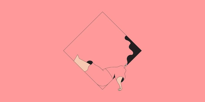 1366x768 wallpaper for desktop, laptop | bb08-minimal-drawing-pink-illustration-art