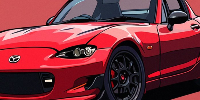 1183x2560 Mazda Miata MX-5 Red Wallpapers - Red Mazda Wallpapers iPhone