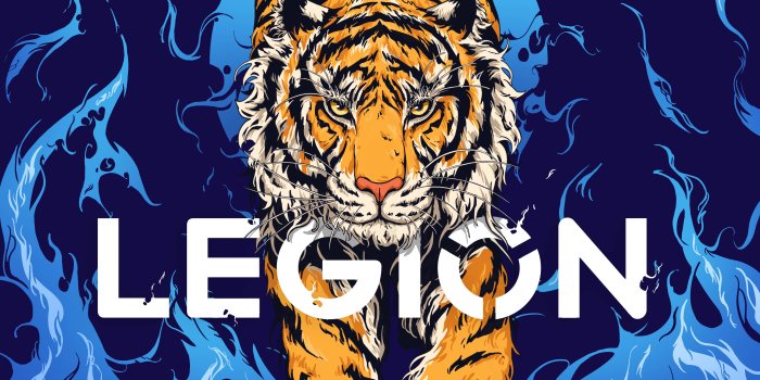 4800x3000 Download Lenovo Legion Gaming Laptop With Tiger Wallpaper | Wallpapers.com