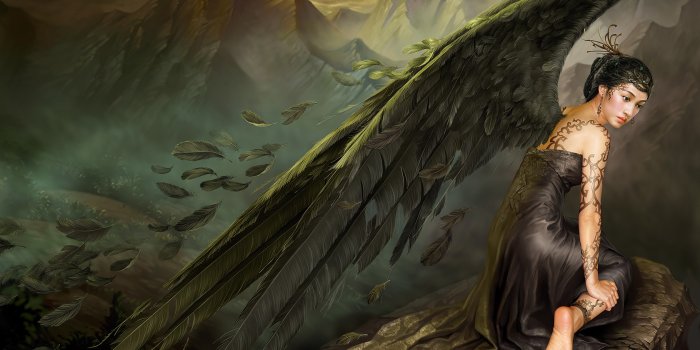 1680x1026 Wallpaper: Dark Angel - Concept art, Digital paintings, Fantasy,  Illustrations, Photoshop, wallpaperCoolvibe – Digital Art