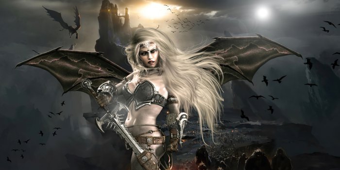 3840x2202 Dark Angel With Sword Wallpaper,HD Artist Wallpapers,4k Wallpapers,Images, Backgrounds,Photos and Pictures