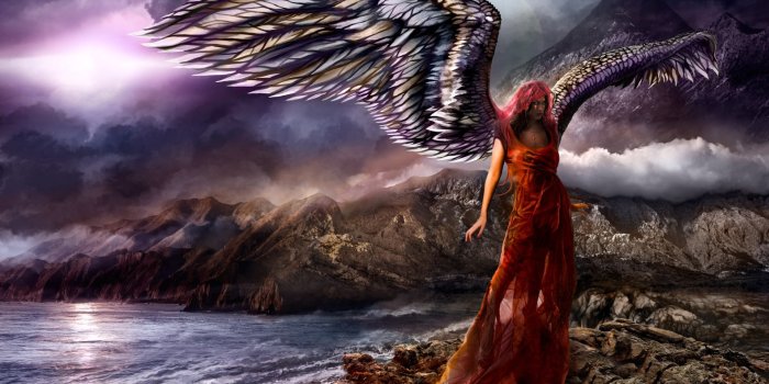 1920x1200 Dark angel wallpaper - Fantasy wallpapers - #10627