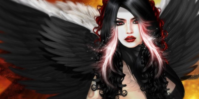 1920x1080 Gorgeous dark angel wallpaper - Fantasy wallpapers - #53396