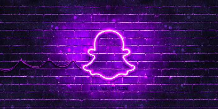 3840x2400 Download wallpapers Snapchat violet logo, 4k, violet brickwall, Snapchat  logo, brands, Snapchat neon logo, Snapchat for desktop with resolution  3840x2400. High Quality HD pictures wallpapers