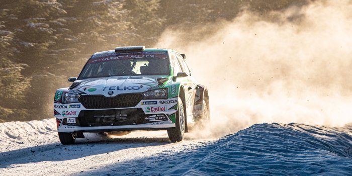 2400x1140 Download wallpapers from the Rally Sweden to your phone - Škoda Motorsport