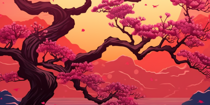 816x1456 Vintage Manhua Sakura At Dusk - Sunset Silhouettes Manhua Wallpapers Anime  And Manga Art (@wallpapers) | Hero