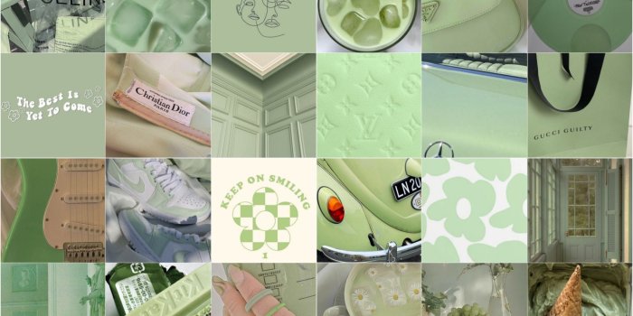 1920x1920 60 DIGITAL Sage Green Aesthetic Collage Sage Green Photo Wallpaper  Collagesage Green Collage Kit - Etsy