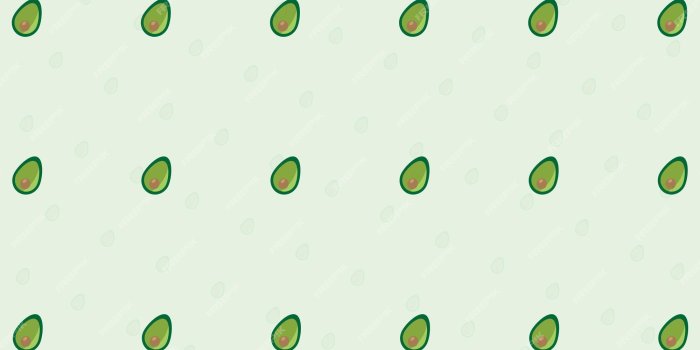 2000x1125 Premium Vector | Cute green avocado pattern background fruit pattern  background perfect for wallpaper backdrop