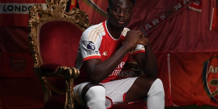 853x1280 Bukayo Saka Hypebeast Interview Arsenal Away Kit | Hypebeast