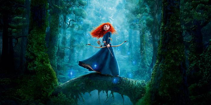 1134x794 Brave Merida Disney Woven Self-Adhesive