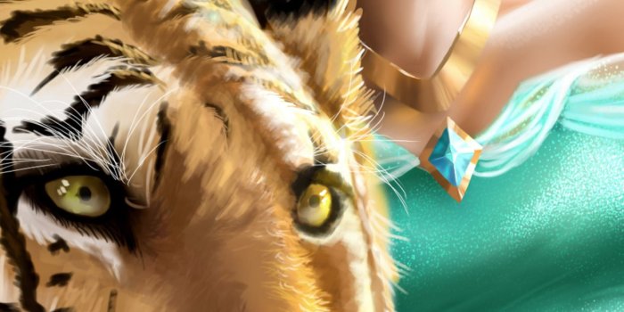 1242x2688 jasmine and rajah 4k art iPhone X