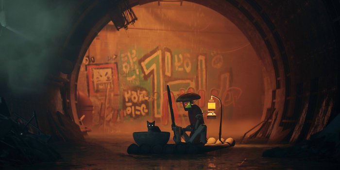 1920x1080 Stray game wallpaper