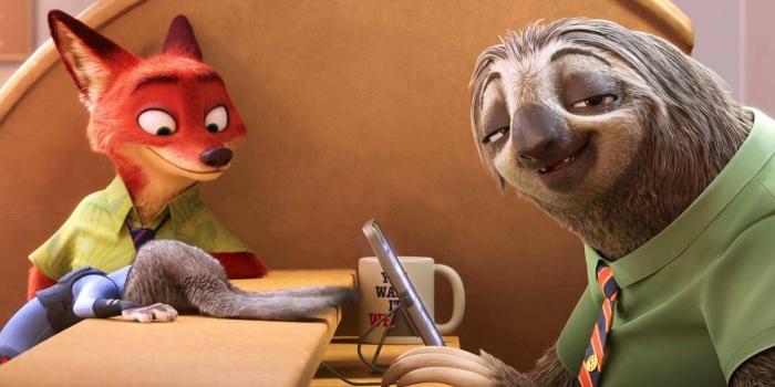 1920x1080 Zootopia Sloth Worker Wallpaper