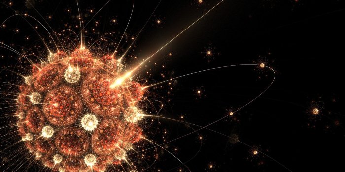 1920x1200 Atoms circling the bright sun wallpaper
