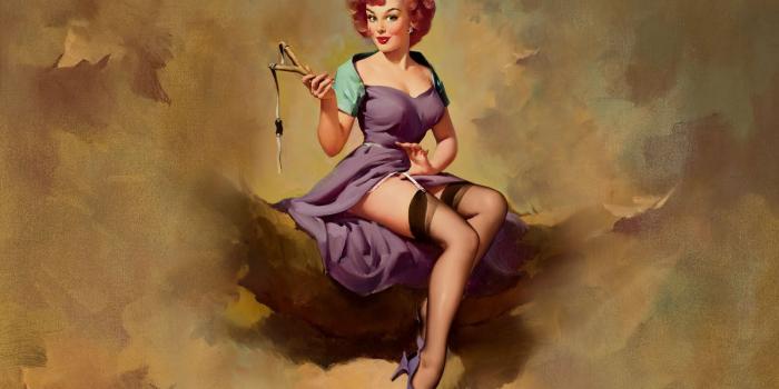 1600x1000 Vintage Halloween Pin Up Wallpapers