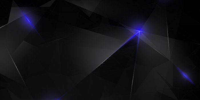 3840x2160 Dark Blue Polygon Desktop Background