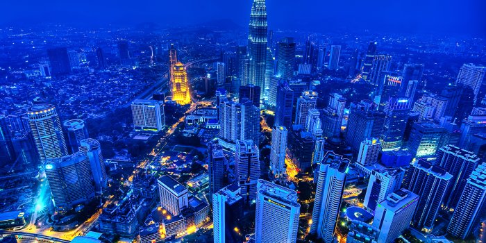 1920x1280 City Kuala Lumpur Malaysia night summer