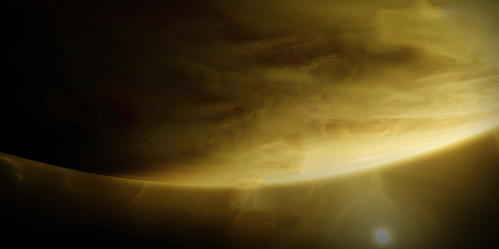 3840x2160 Made a Venus orbit wallpaper with AI
