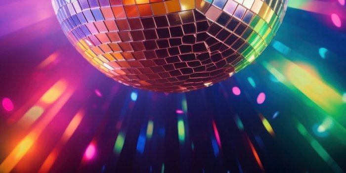 800x1422 Colorful disco mirror ball nightclub
