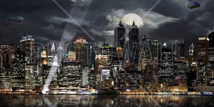 1253x699 Gotham – high-quality wall murals with