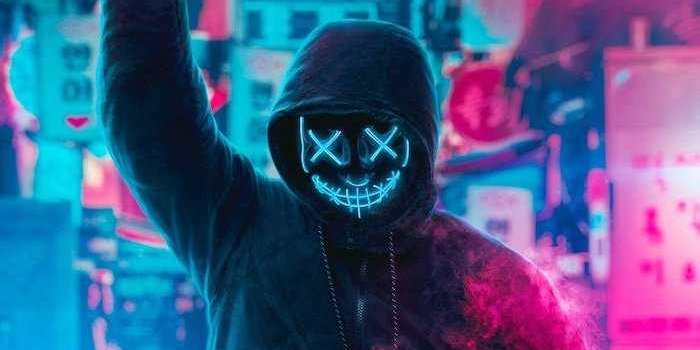 700x1244 Purge Mask Boys Smoke Bomb Wallpaper