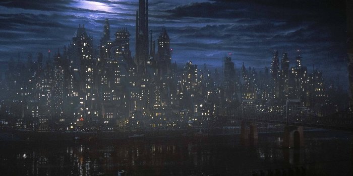 1920x1226 Gotham City Gloomy Night Wallpaper