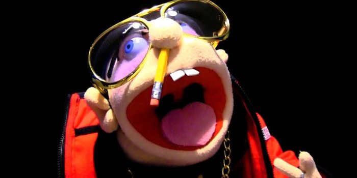 1280x720 Funny Jeffy On The Dark Wallpaper