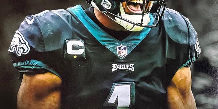 1000x1259 Jalen Hurts Signed Philadelphia Eagles
