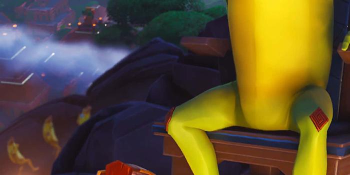 1080x1920 Download Fortnite Peely gleefully